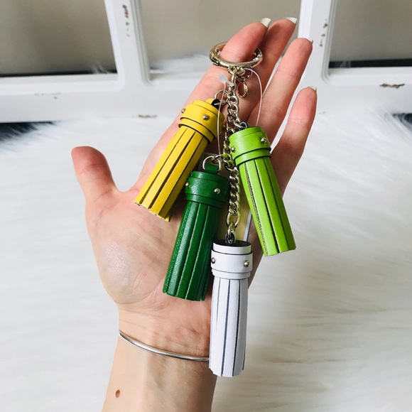 Michael Kors Accessories - MK Cascading Tassel Leather Charm